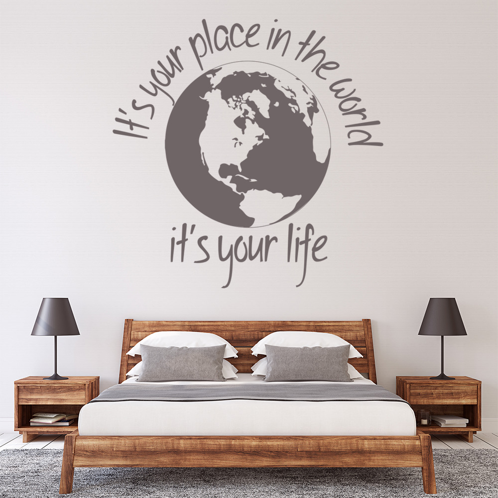 It's Your Life Inspirational Quote Wall Sticker
