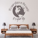 It's Your Life Inspirational Quote Wall Sticker