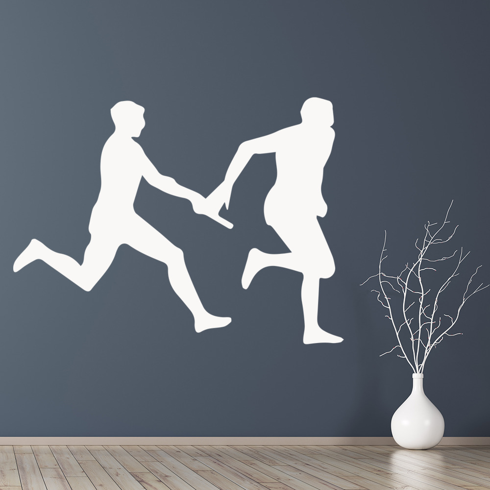 Relay Runners Athletics Sports Wall Sticker | Icon Wall Stickers