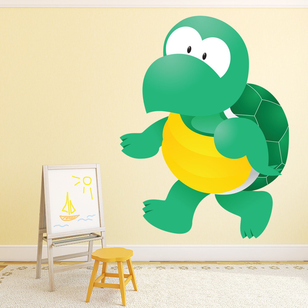 Green Turtle Wall Sticker