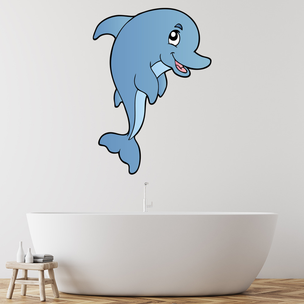 Cute Dolphin Wall Sticker
