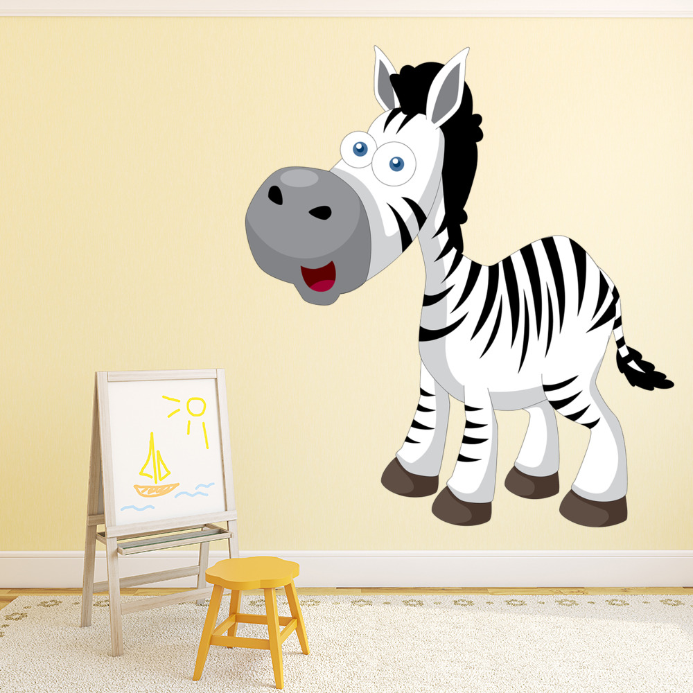 Fun Zebra Nursery Wall Sticker | Icon Wall Stickers