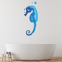 Blue Seahorse Wall Sticker