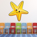 Yellow Starfish Wall Sticker