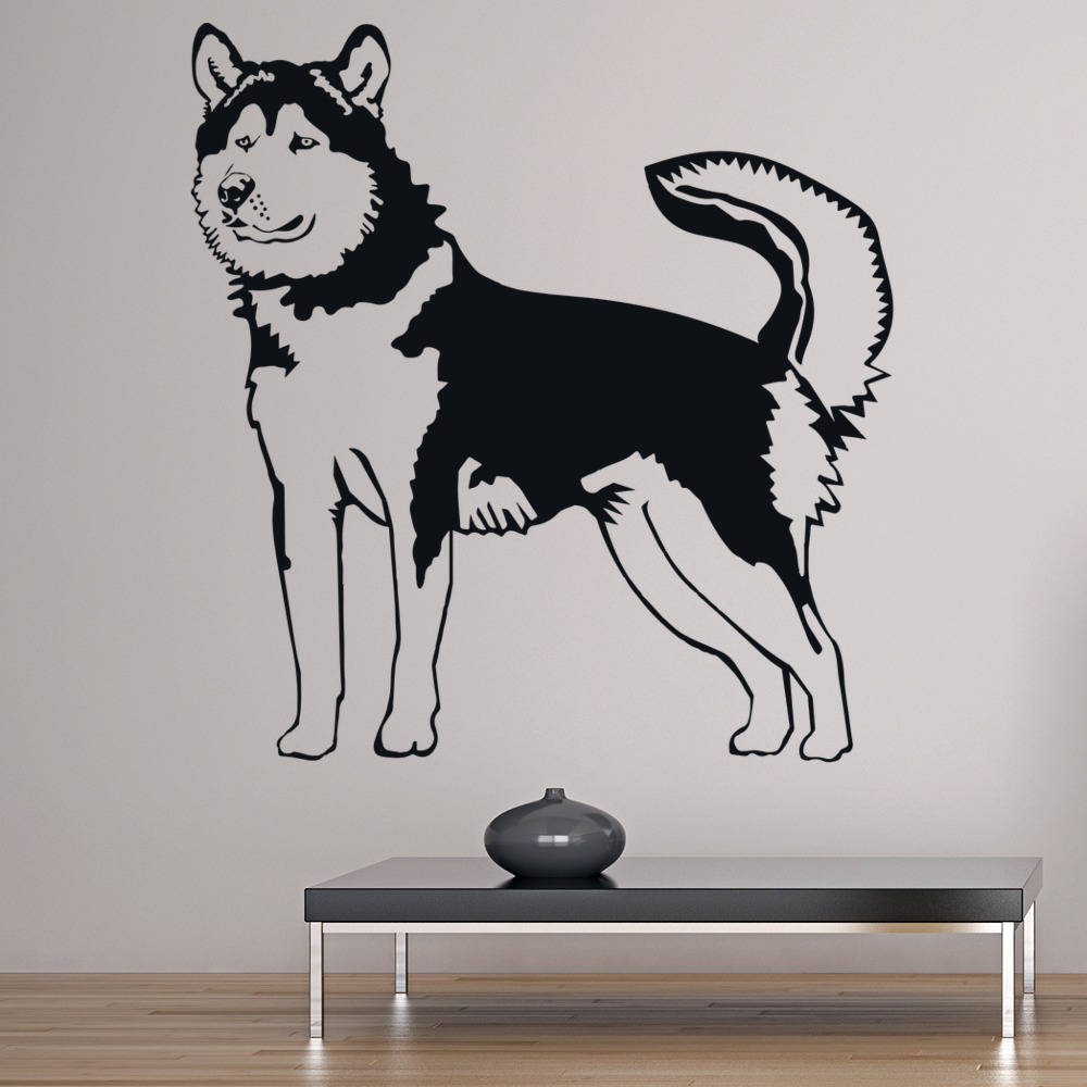 Siberian Husky Dog Wall Sticker - Mod8