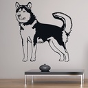 Siberian Husky Dog Wall Sticker - Mod8
