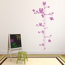Owl Height Chart Tree Growth Chart Wall Sticker
