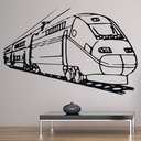 Modern Train Train Transport Wall Sticker