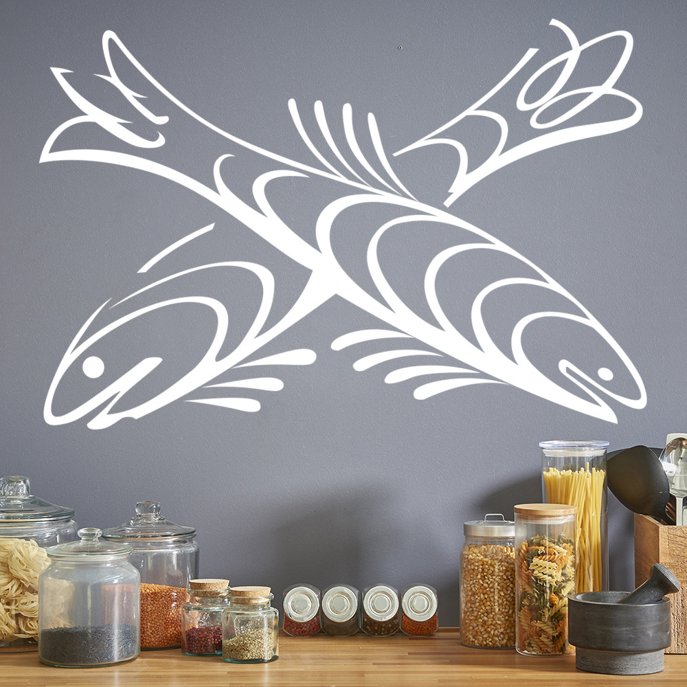 Two Fish Kitchen Wall Sticker