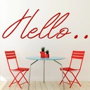 Hello Adele Song Lyrics Wall Sticker