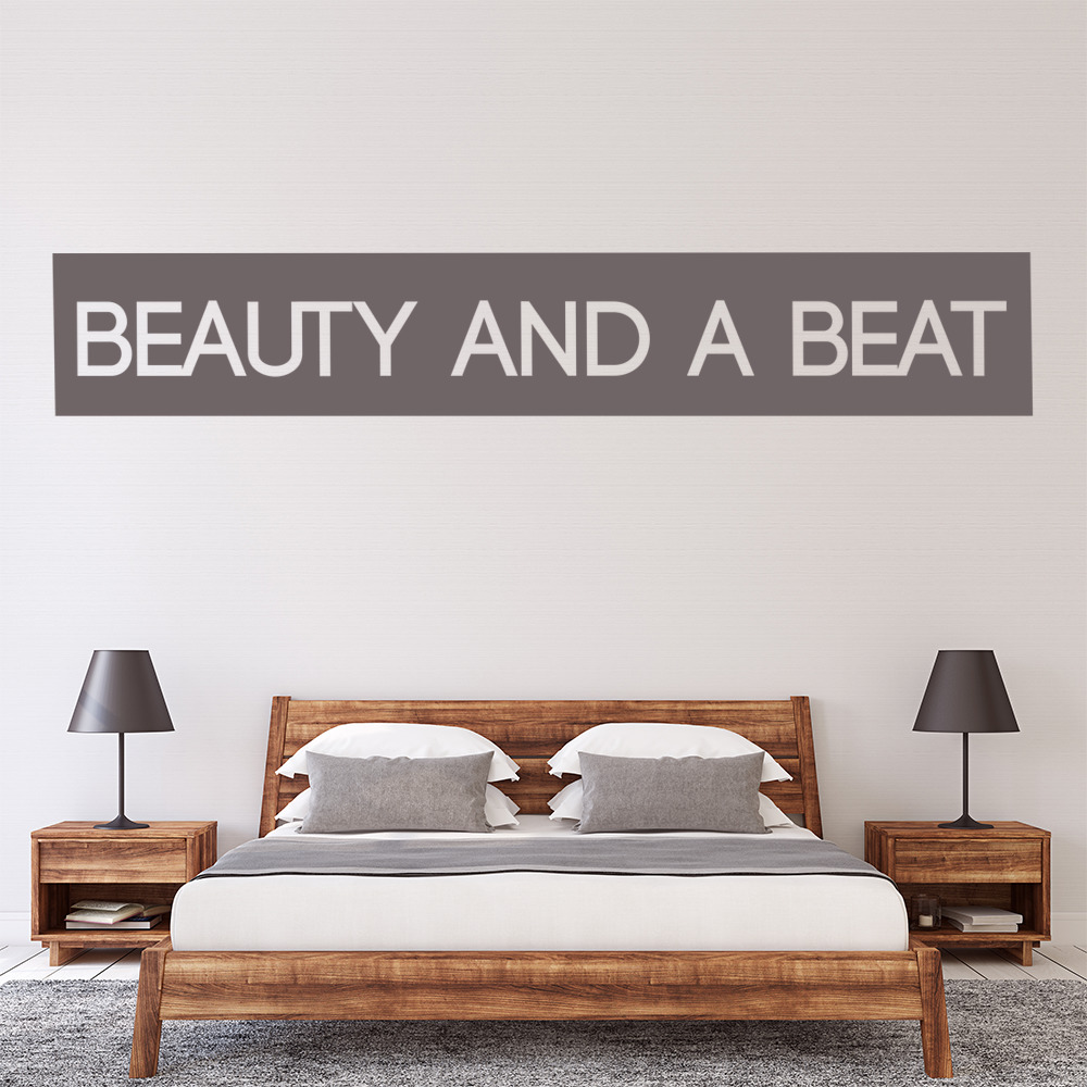 Beauty And A Beat Justin Bieber Wall Sticker