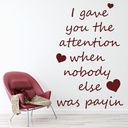 Justin Bieber Where Are You Now Lyrics Wall Sticker