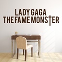 The Fame Monster Album Lady Gaga Quote Wall Sticker