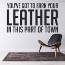 Earn Your Leather Lady Gaga Song Wall Sticker