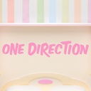 One Direction Band Name Logo Wall Sticker
