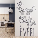 One Direction Best Song Ever Lyrics Wall Sticker