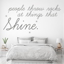 People Throw Rocks Taylor Swift Wall Sticker