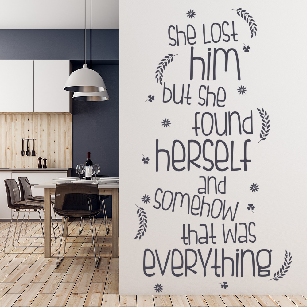 She Lost Him Taylor Swift Wall Sticker