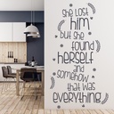 She Lost Him Taylor Swift Wall Sticker