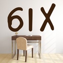 6IX Band Logo Wall Sticker