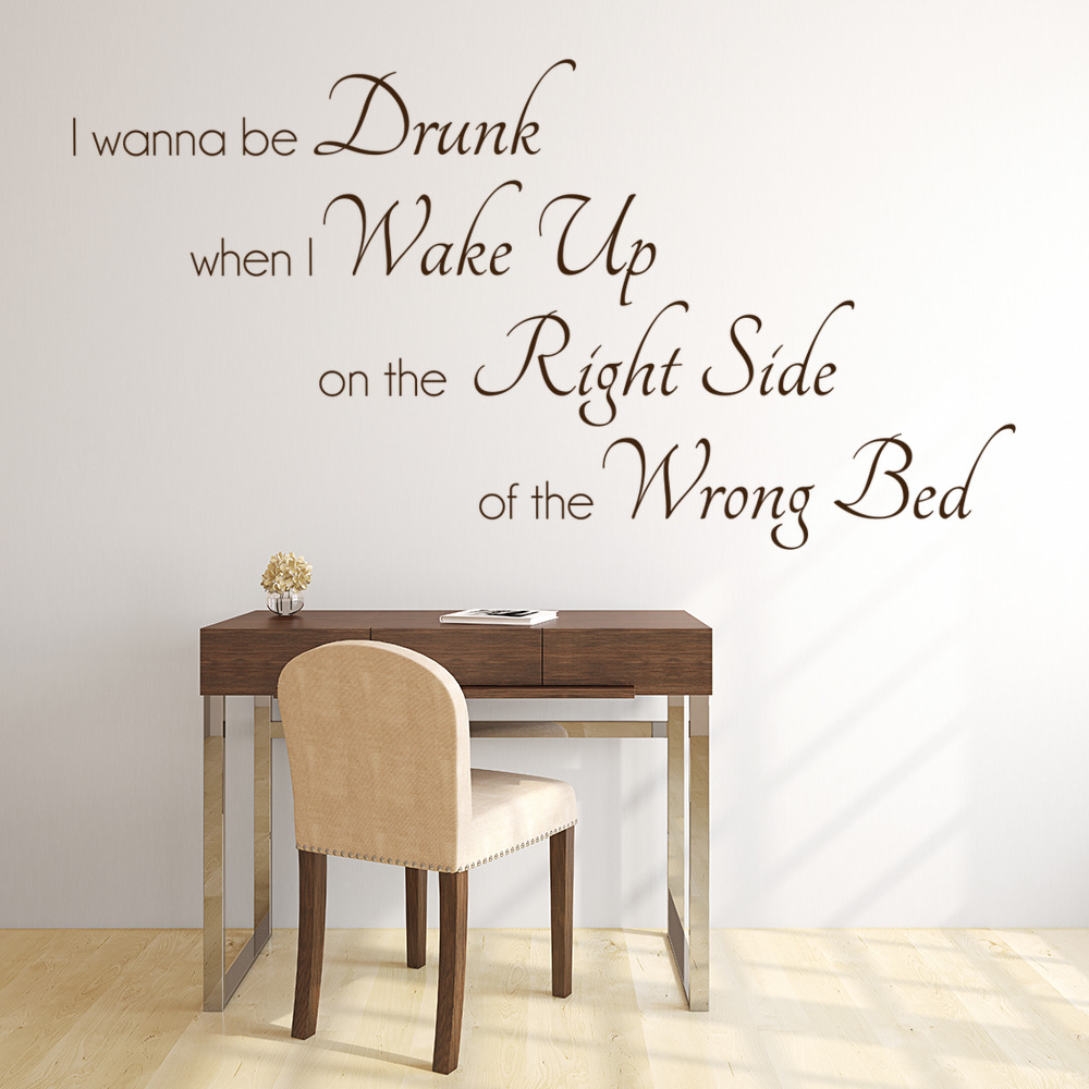 Drunk Ed Sheeran Song Lyrics Wall Sticker