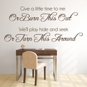 Gimme Love Ed Sheeran Song Lyrics Wall Sticker