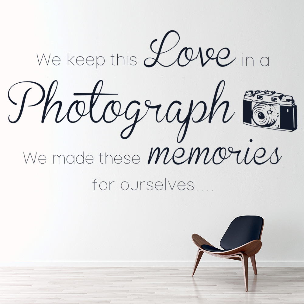 Love In A Photograph Ed Sheeran Song Lyrics Wall Sticker