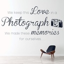 Love In A Photograph Ed Sheeran Song Lyrics Wall Sticker