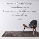 Tenerife Sea Ed Sheeran Song Lyrics Wall Sticker