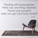 Backstabber Eminem Song Lyric Wall Sticker