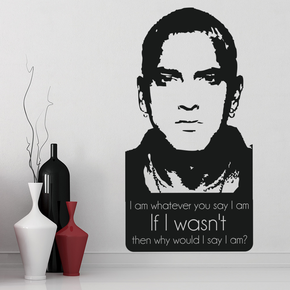 The Way I Am Eminem Song Lyrics Wall Sticker