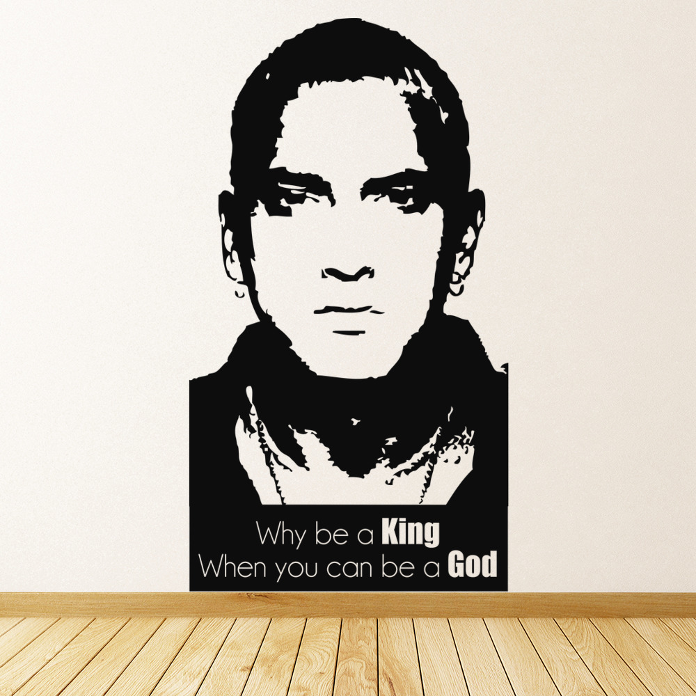 Eminem Be A God Marshall Mathers Wall Sticker
