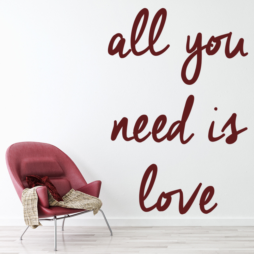 The Beatles All You Need Is Love Wall Sticker