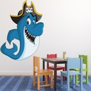 Pirate Shark Wall Sticker
