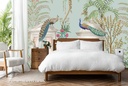 Peacock Jungle Chinoiserie Wall Mural Wallpaper