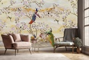 Peacock Chinoiserie Wall Mural Wallpaper