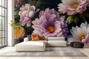 Peony Flower Floral Wall Mural Wallpaper