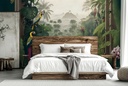Green Tropical Forest Landscape Wall Mural Wallpaper