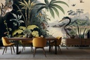 Heron Lake Landscape Wall Mural Wallpaper
