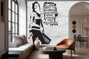 Stop Asking For Permission Banksy Wall Mural Wallpaper