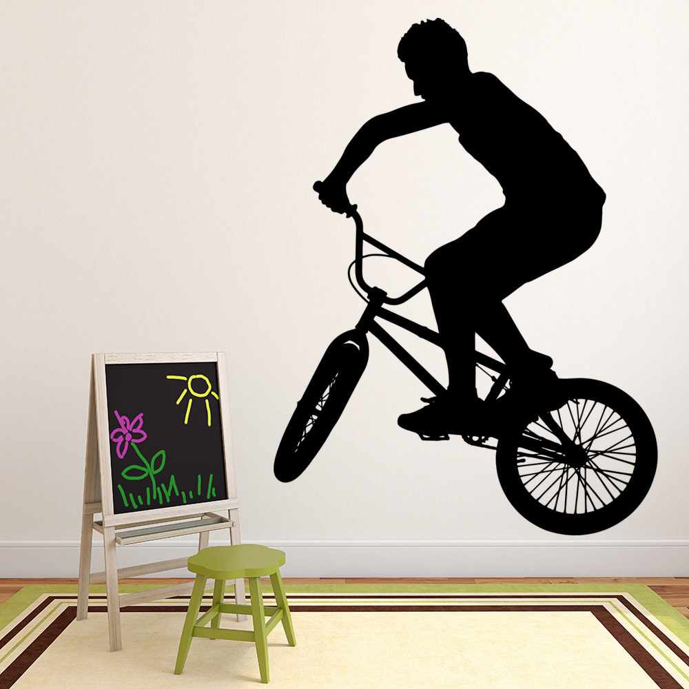 BMX Rider Cycling Sports Wall Sticker