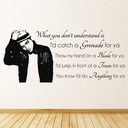 Bruno Mars Grenade Song Lyrics Wall Sticker