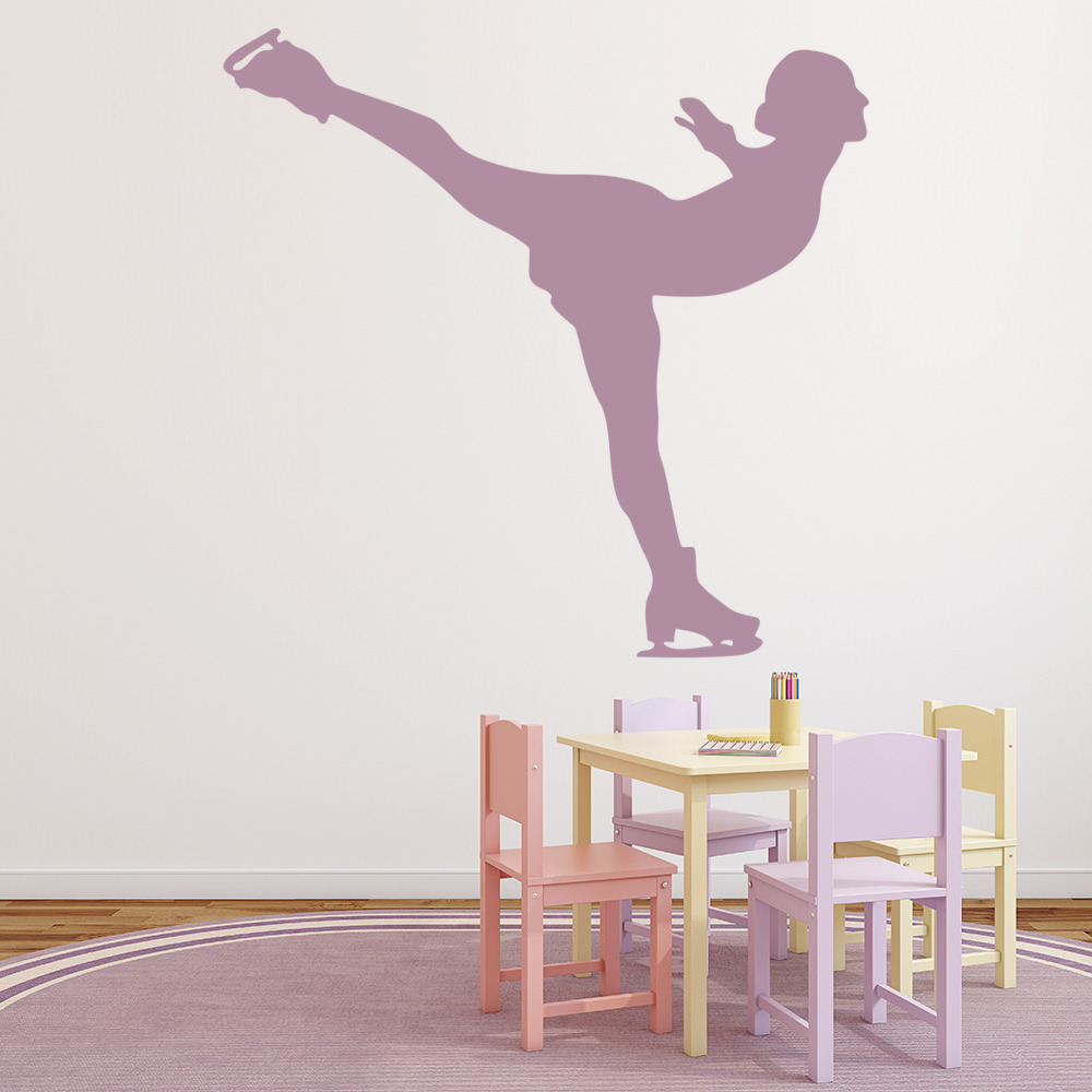 Dance Ice Skate Ice Skating Wall Sticker