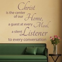 Christ Is The Centre Bible Verse Wall Sticker - Mod9