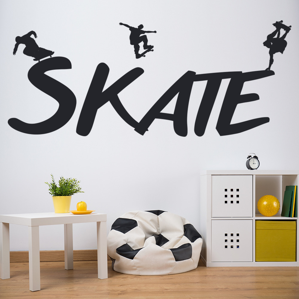 SKATE Boarding Extreme Sports Wall Sticker | Icon Wall Stickers