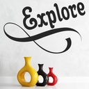 Explore Travel Quote Wall Sticker - Mod3