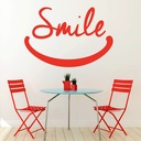 Smile Inspirational Quotes Wall Sticker