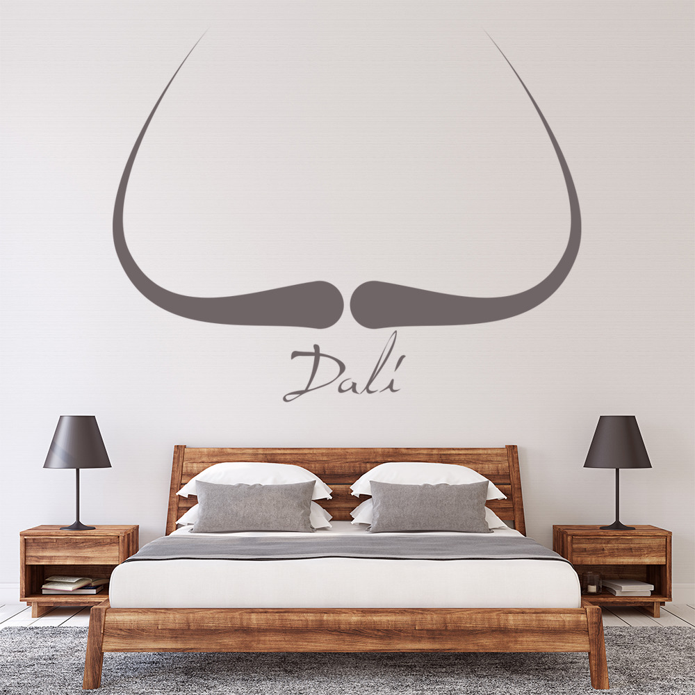 Salvador Dali Mustache Wall Sticker