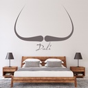 Salvador Dali Mustache Wall Sticker