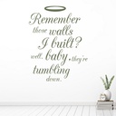 Remember Those Walls Beyonce Halo Wall Sticker
